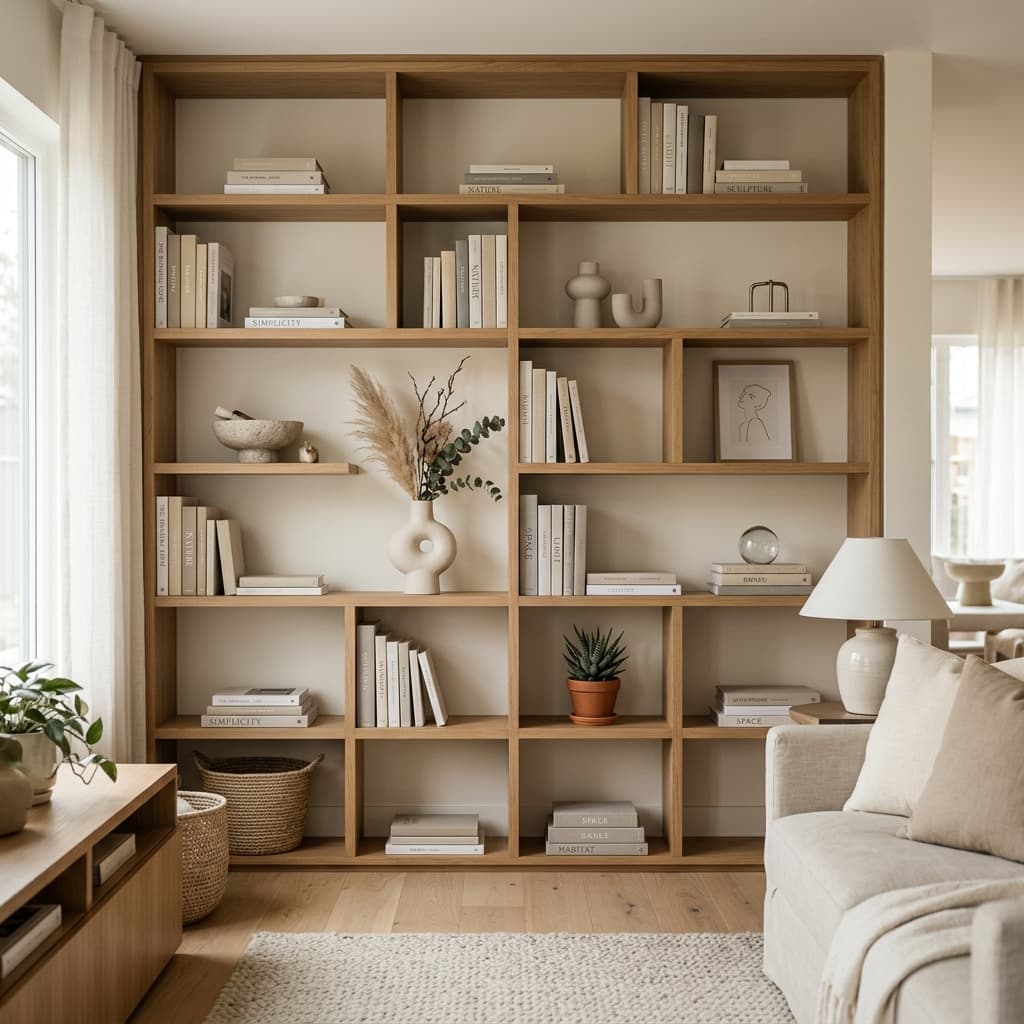 Arranged Home Library
